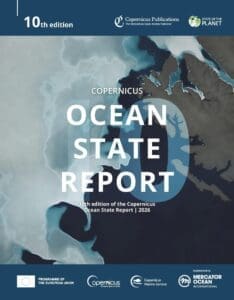 Home Image: Cover of '10th edition of the Copernicus Ocean State Report (OSR10)'