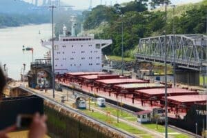 Home Image: Ship at the Panama Canal