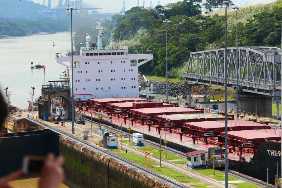 Image: Ship at the Panama Canal