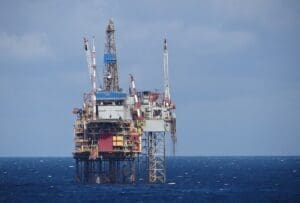 Home Image: An offshore gas platform in the North Sea