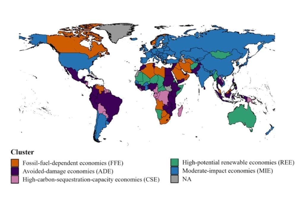 Home Image: Cropped image from Fig. 2: Country clusters and asset profiles - 'Quantifying assets for the geopolitics of climate change mitigation'